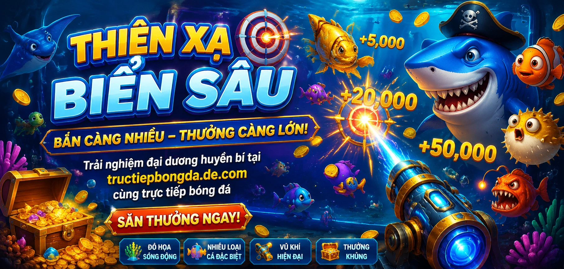 Khung bắn cá online và khu boss