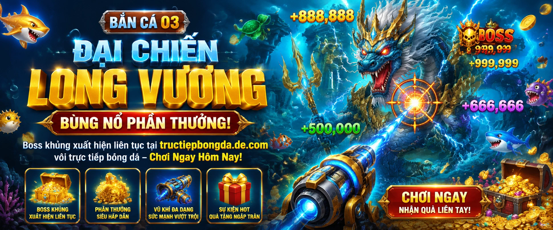 Khu chọn trò chơi bắn cá đổi thưởng