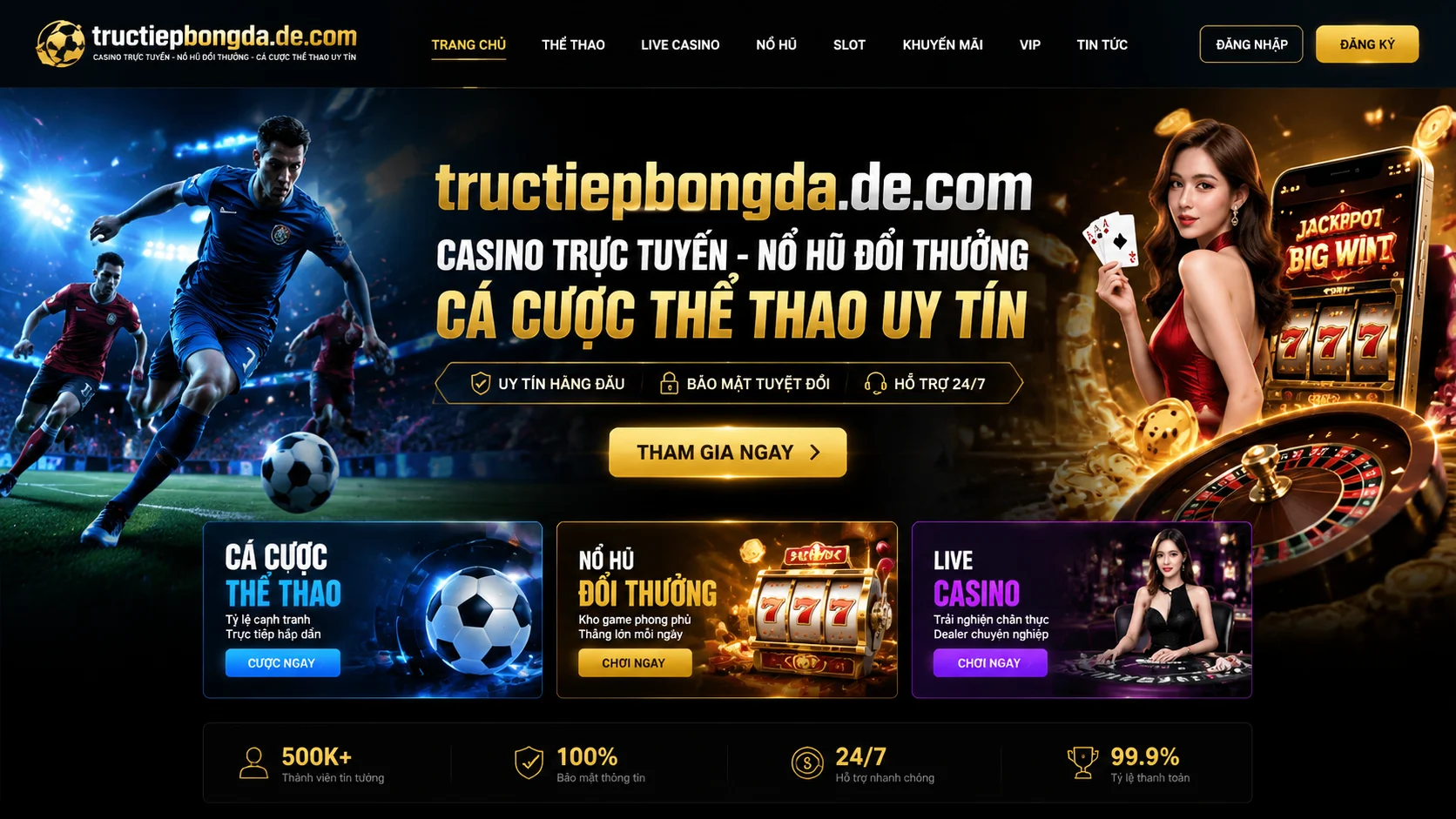 Khu thể thao và tỷ lệ kèo